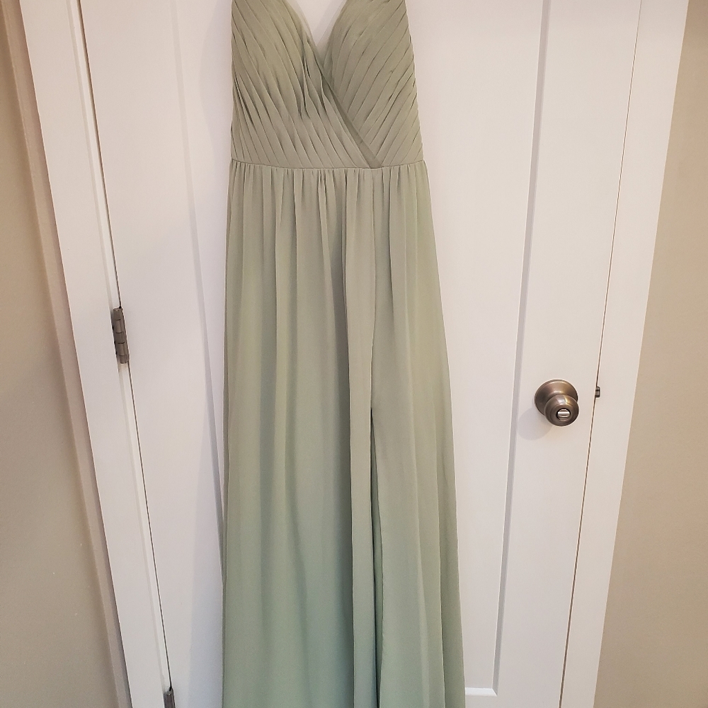 Azazie Gracie Dress A6 Dusty Sage